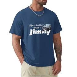 Life Is Better With A Jimny Graphic T - Shirt - Stylish Summer Streetwear Tee - XXXL (Navy)