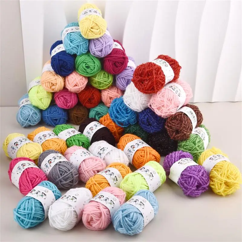 12-Color Acrylic Yarn Set 1