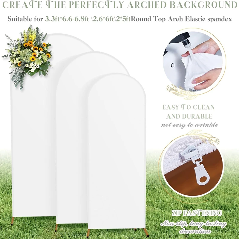 9 Colors Wedding Arch Cover Stand Backdrop for Birthday Party Banquet Decoration