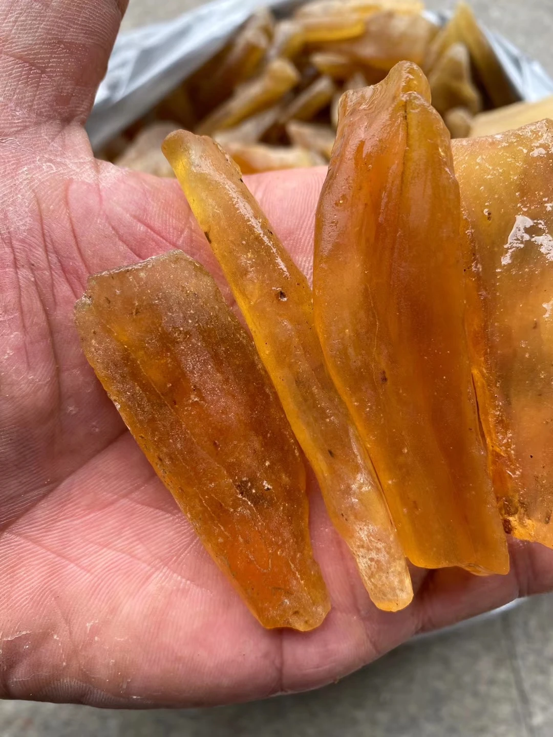 Natürlichen Rohstoffen Kolophonium Bernstein Lose Edelsteine Hohe Qualität Echt Ambers Harz Grobe Bulks Freeform Proben Original Jewel Für DIY – Detail 3