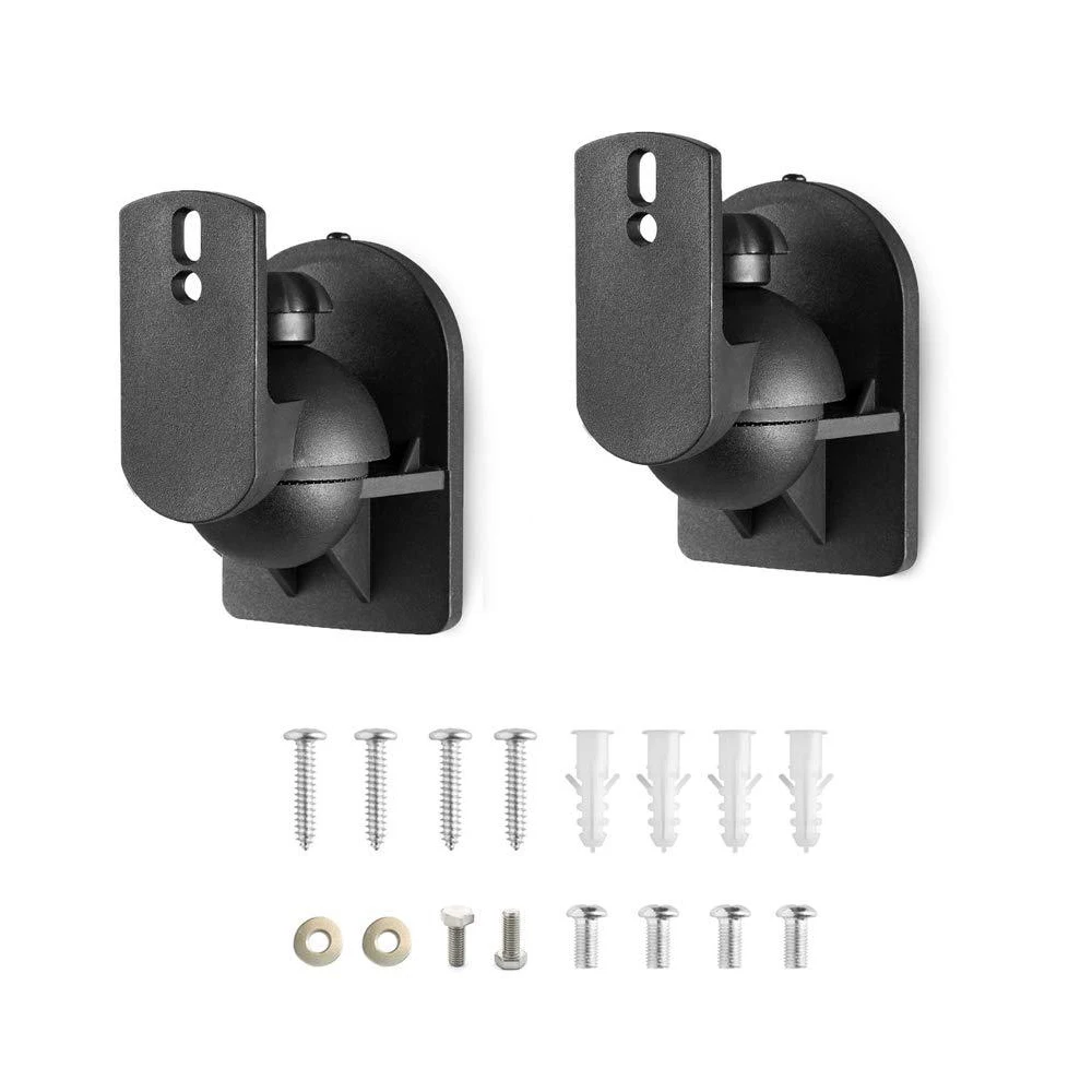 2 Pz/Kit Staffe Di Montaggio A Parete Per Altoparlante Logitech Z906 Suono Surround Universale Altoparlante Satellitare Home Theater Inclinazione Rego