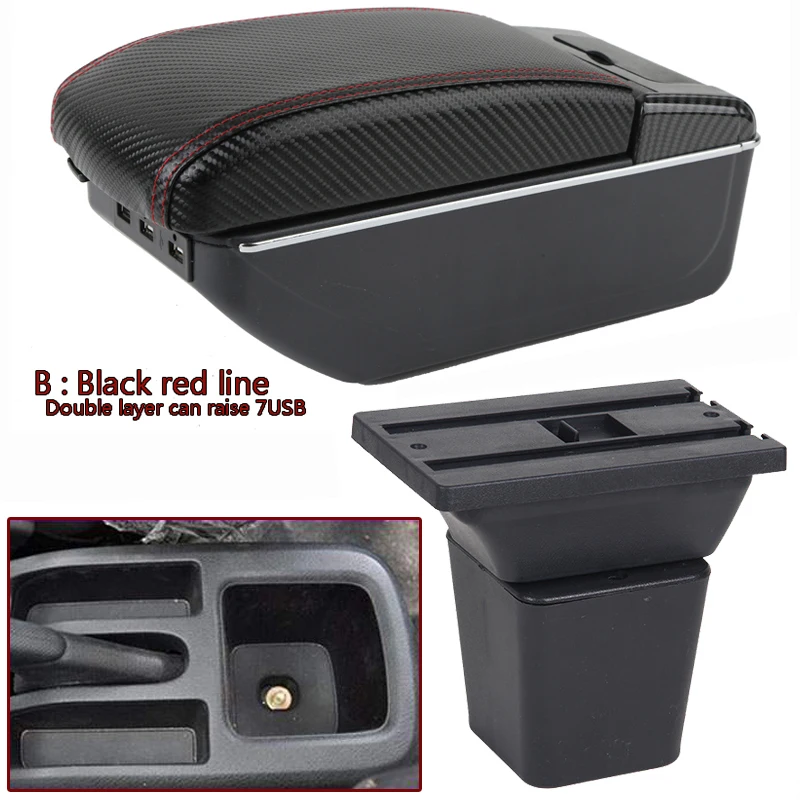 

For Daihatsu Terios Armrest Box For Daihatsu Terios Center console central Store content Storage box with USB interface products