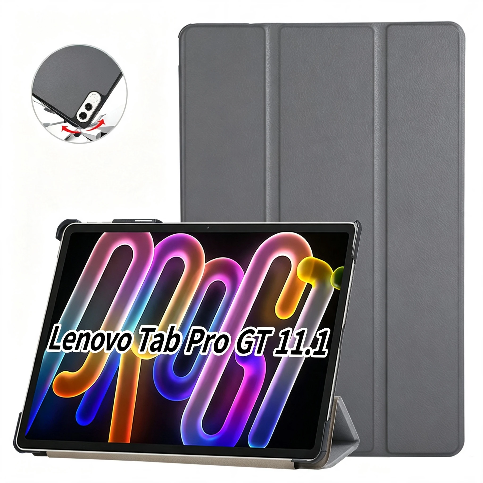 Premium Protective Case with Smart Sleep/Wake Feature and Three-Fold Stand Design