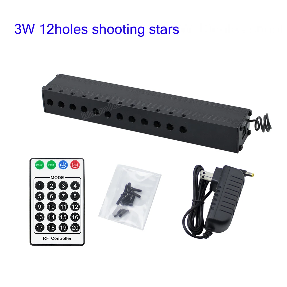 Shooting Star Meteor Fiber Optic Light app &RF Remote Control Meteor Effect White Lighting LED Engine Driver