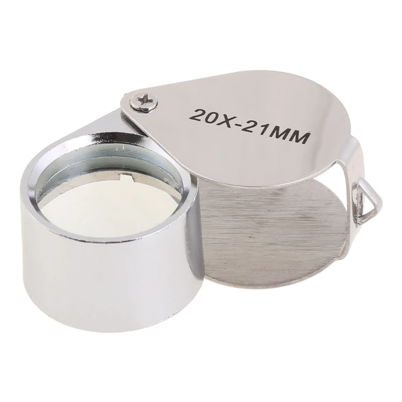 보석 85WC 인증을 위한 20X-21mm 미니 휴대용 휴대용 보석 돋보기