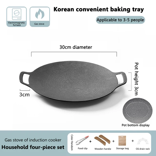 Kültéri Kemping Grillező Serpenyő Hordozható Binaurális Design Fűtés Egyenletesen Piknik Hátizsákos Túrázáshoz - Image 5