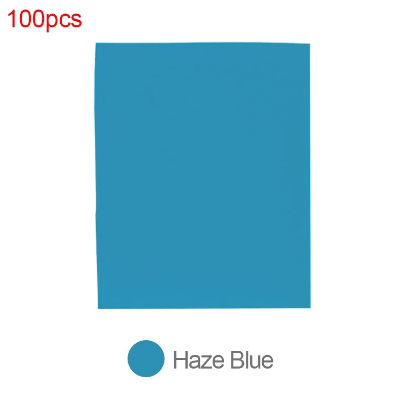 100pcs haze blue