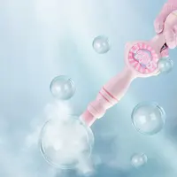Elastic Smoke Bubble Machine Portable Bubble Maker Automatic Bubble Blower for Kids 6
