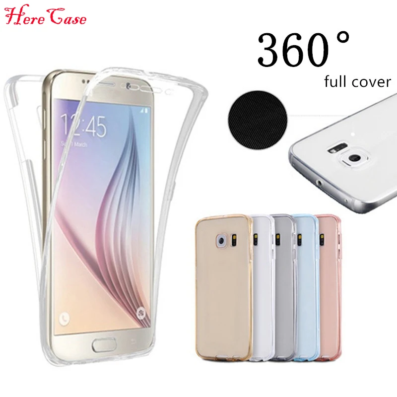 Full Body Protective Transparent Soft TPU Case with 360° Coverage