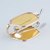 JMM KOENIG Personalized Foldable Sunglasses High Street High Quality Designer Brand Square Alloy Fashion Optical Eyeglasses