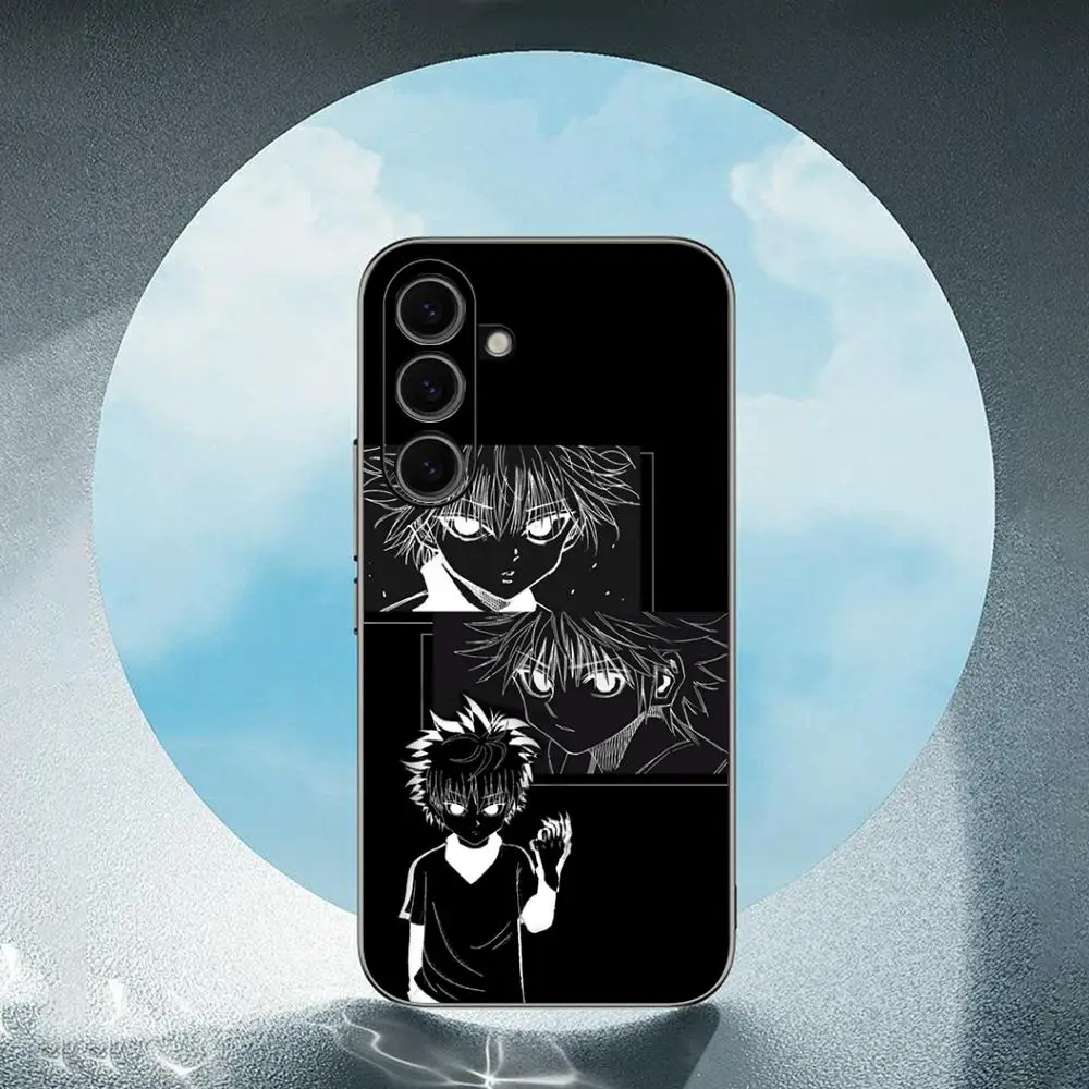 Vibrant Anime Art Black Phone Case - Hunters X Edition