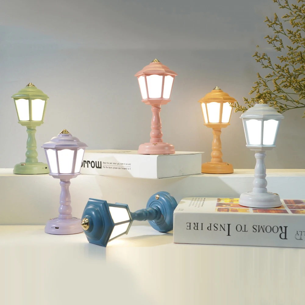 

New Retro Table Led Lamp Usb Charging Night Light For Home Bedroom Eye Protection Study Lamp Creative Night Light Birthday Gifts