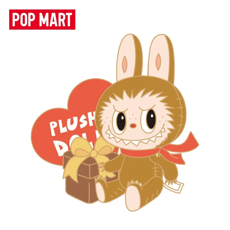 Popmart Labubu The Monster Toys Badge Blind Bag Action Anime Mystery Figure Scatola A Sorpresa Giocattoli E Hobby Caixas Supresa Gifts