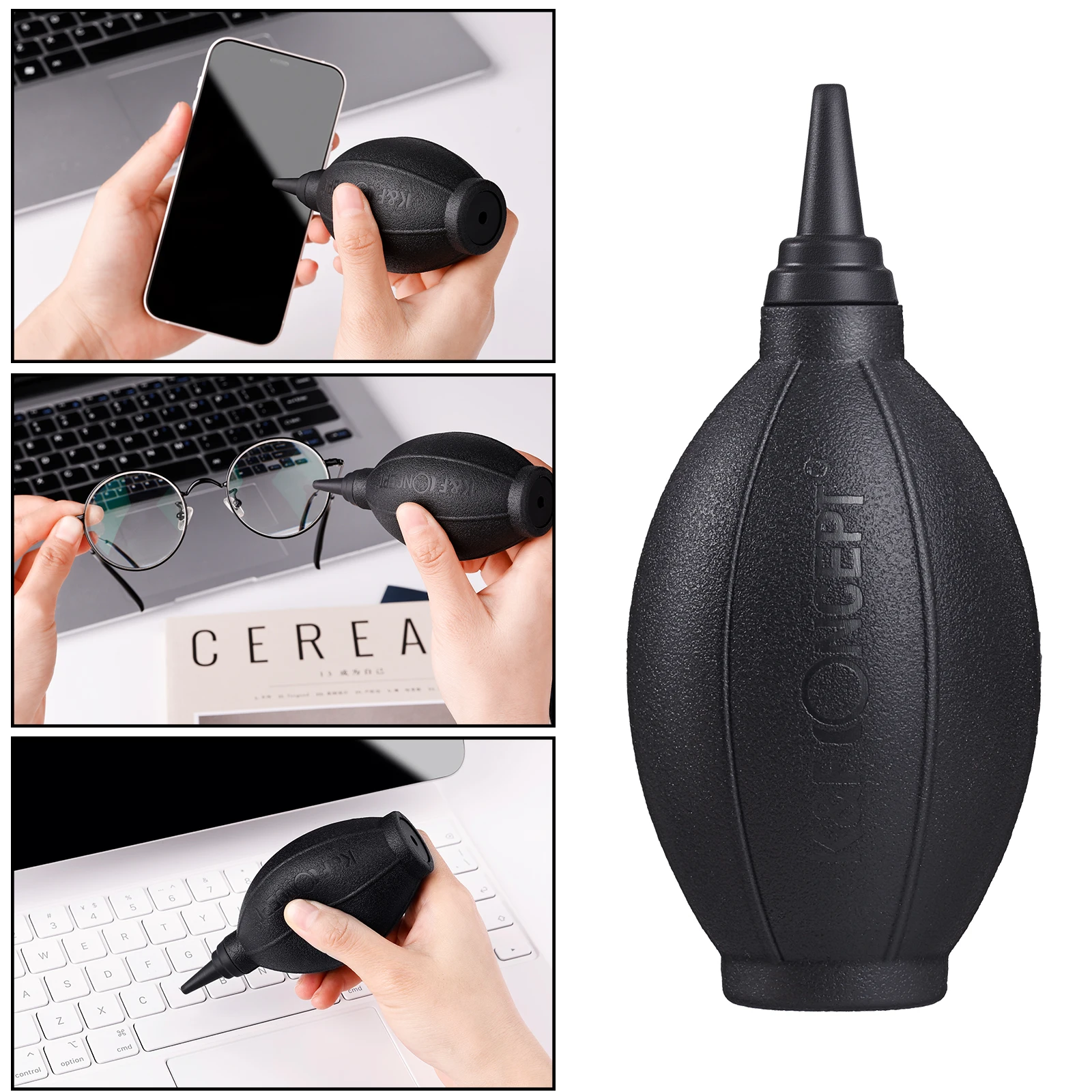 Camera Air Blower K&F CONCEPT Clear Camera Cleaning for DLSR Lenses & Filters Sensor Screen LCD