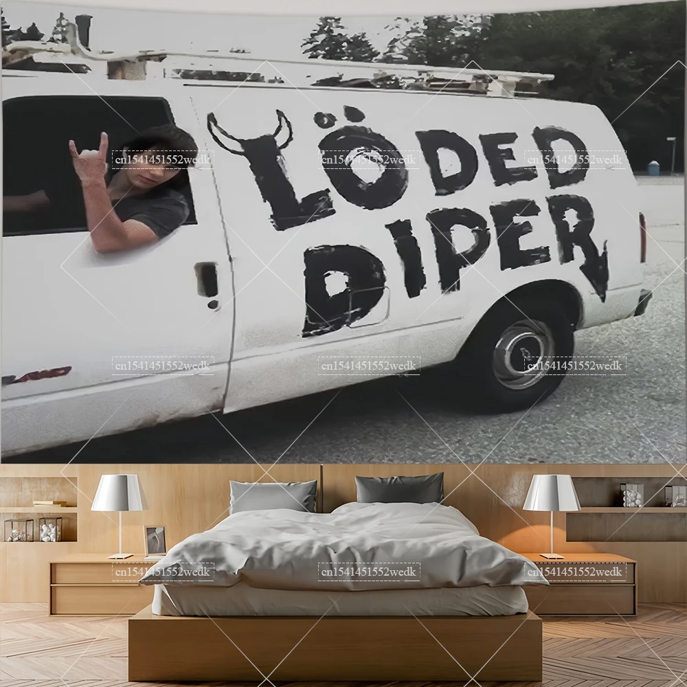 Rodrick Heffley Loded Diper Flag Tapestry Hippop Rock Band Tapestry ...