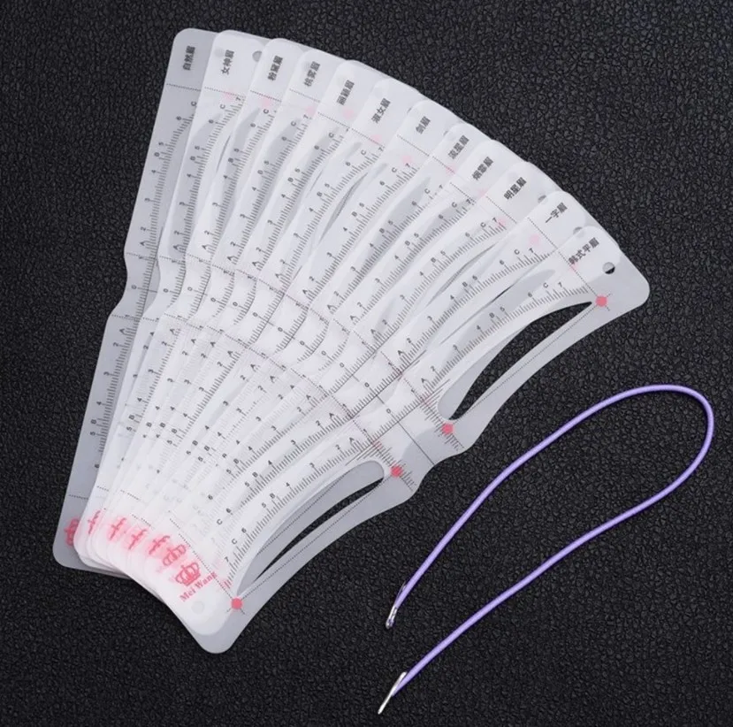 Eyebrow Stencil Drawing Thrush Card 20 Fashionable Style Eyebrow Shaper Kit for Women Reusable Template Suitable for 98% makeup tools eyebrow stencil tool eye makeup tools