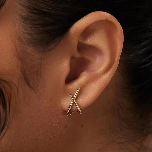 Boucles d'oreilles rondes à grande boule en acier inoxydable pour femmes et filles, Punk, mode géométrique demi-métal, bijoux de fête tendance, cadeau