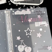 WAKAWAKA A5 Binder Organization  Ring Binder Notebook Scrub Loose-Leaf PP Inner Core Cover Note Book Journal Planner Office 1