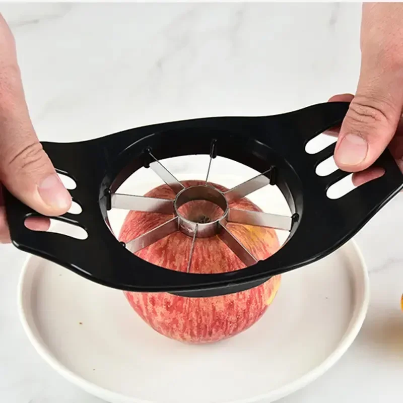 Creative Apple Slicer Divider Reusable Apple Corer Stainless Steel Fruit Slicer Kitchen Gadgets Kitchen Supplies