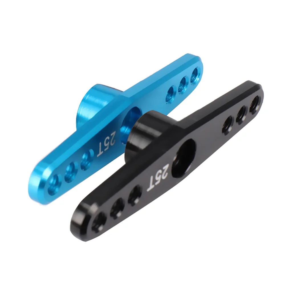 25T M3 알루미늄 RC 서보 암 혼 단일 암/듀얼 암 1/10 RC 크롤러 자동차 보트 Futaba HSP Wltoys Axial SCX10 부품