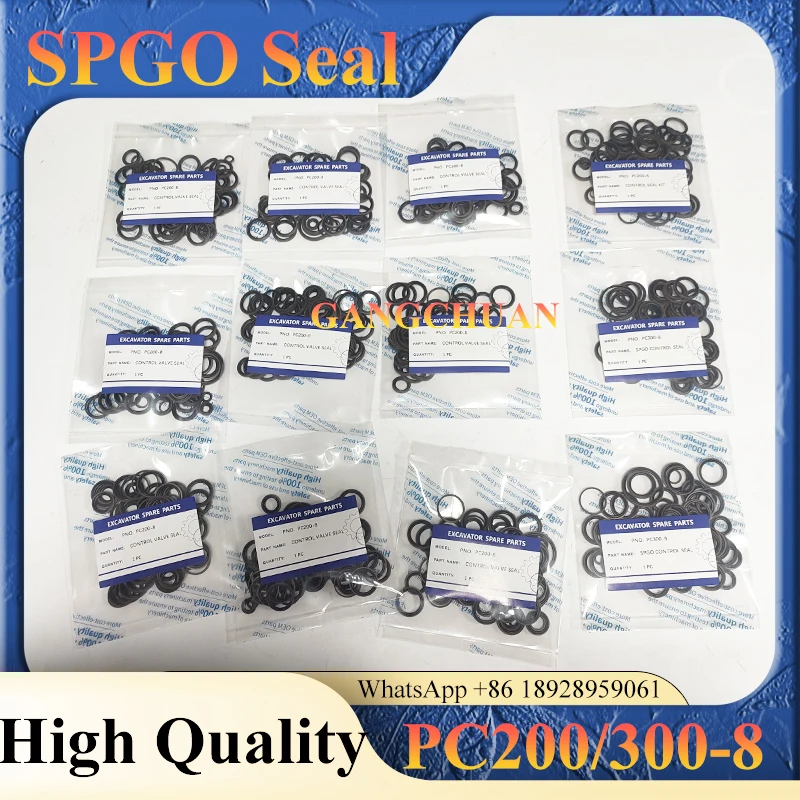 PC200-8 PC200-6 PC300-8 SPGO Seal for Komatsu SPGO Control Valve Seal Excavator Hydraulic Cylinder