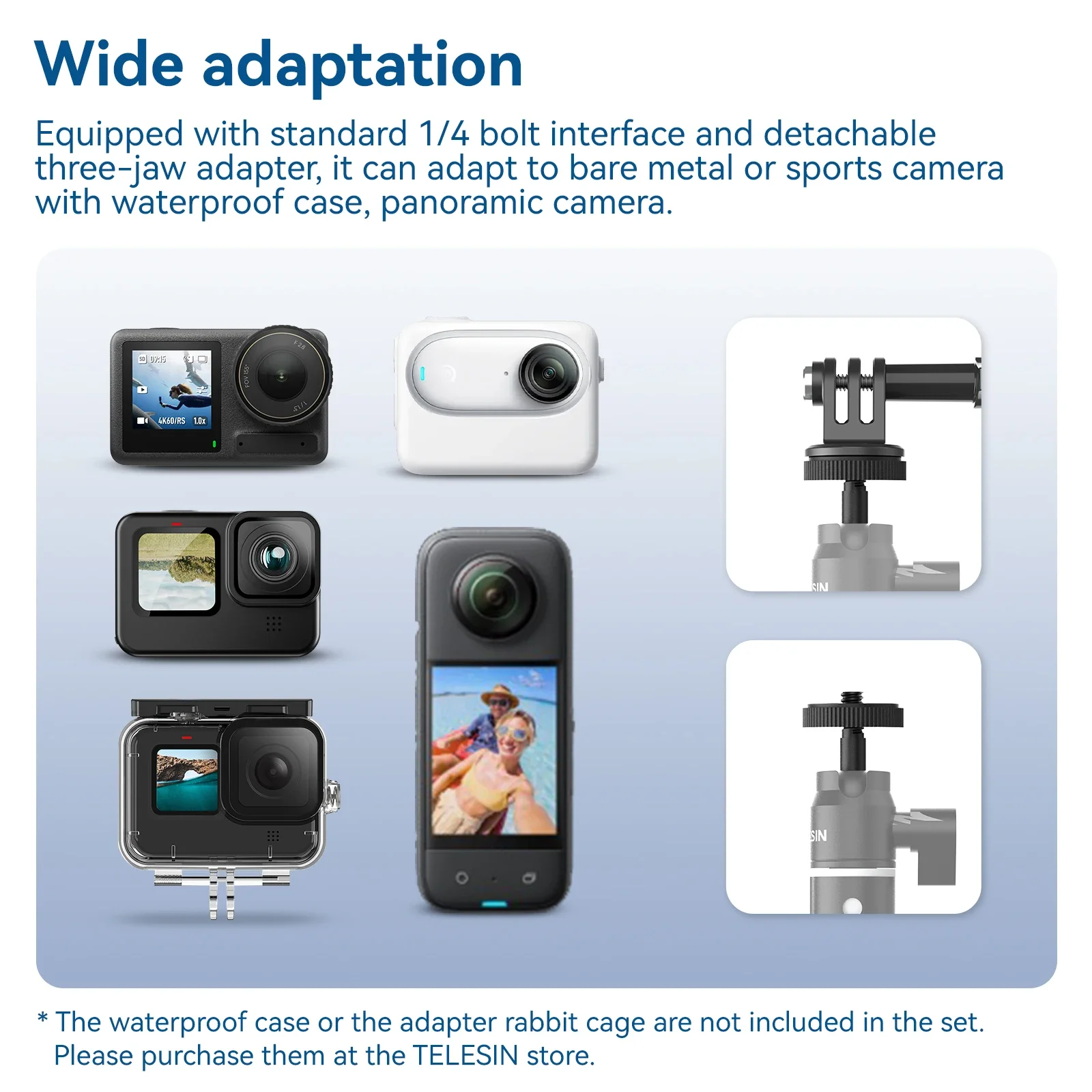 Perche Selfie Extensible 654mm pour GoPro Action Cam
