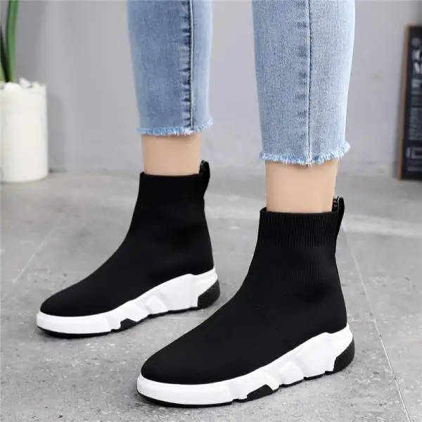 Boots Women New 2025 Shoes Luxury Designer Stockings Elegant Fashion Autumn Ladies Lolita Casual Leisure Lolita Boots Women Shoe