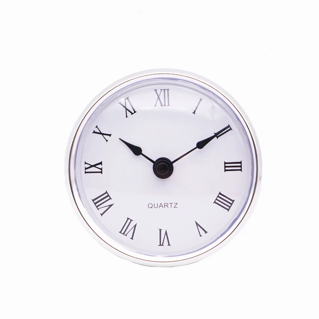 80MM DIY Clock Insert Insert Clock Mechanism Built - in Watch Clock FIT-UP Craft Desk Clock 2
