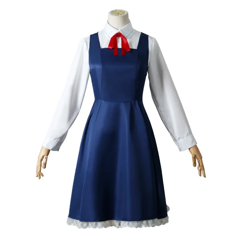 

Anime Spy Ｘ Family Anya Forger School Uniforms Cosplay Costume Blue Dress
