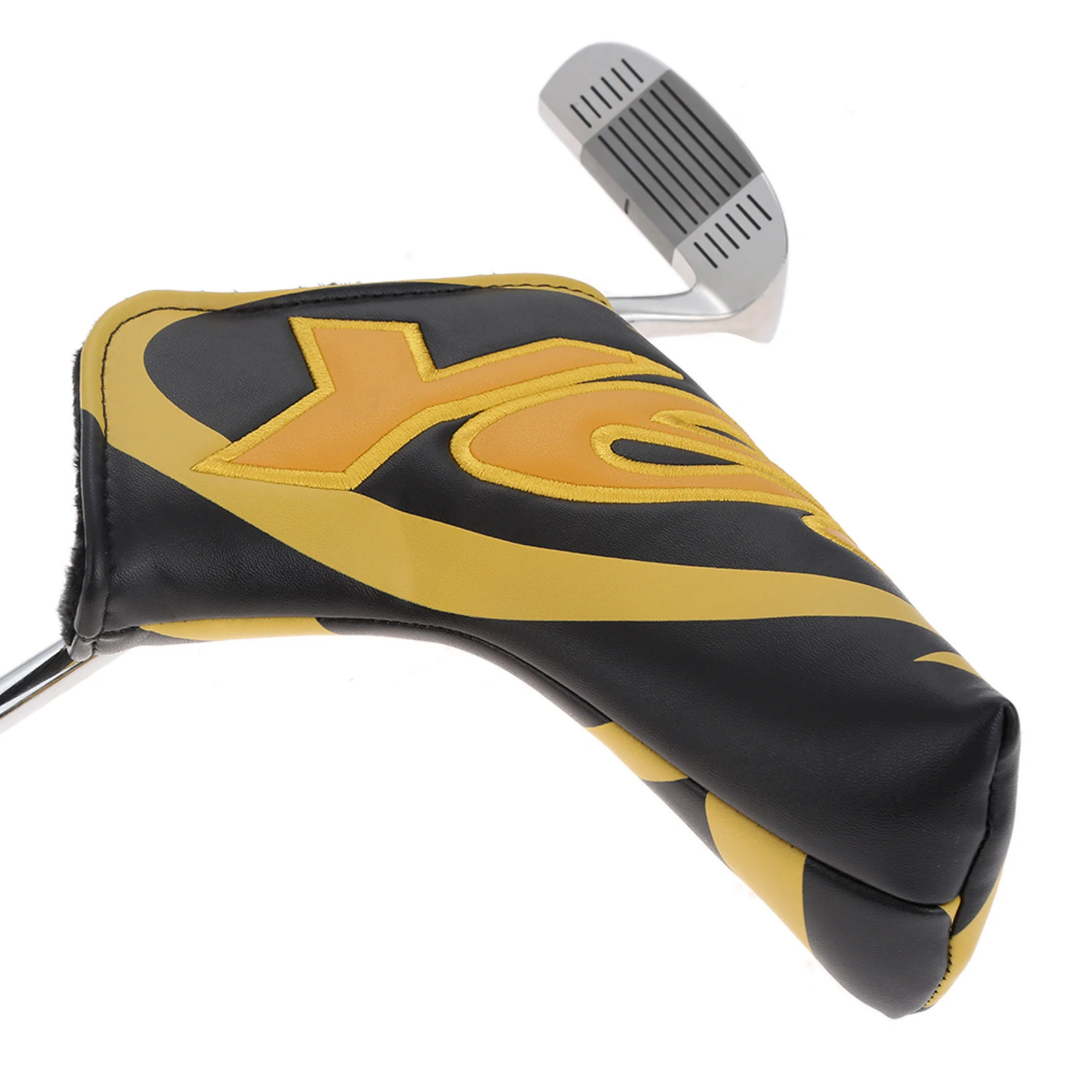 Description Picture 6 of itemPU Golf Club Heads Headcover Protection Covers Yes-Printed Embroidery Golf Putter Head Cover Fit All Blade/ Anser Style Putters