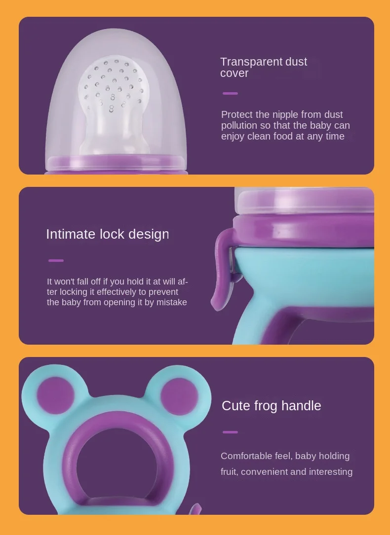 Baby Feeder Silicone Fresh Food Nibbler Kids Boy Girl Bear Ear Fruit Feeding Safe Infant Baby Supplies Nipple Soother Bottles 8 Baby Feeder Silicone Fresh Food Nibbler Kids Boy Girl Bear Ear Fruit Feeding Safe Infant Baby Supplies Nipple Soother Bottles