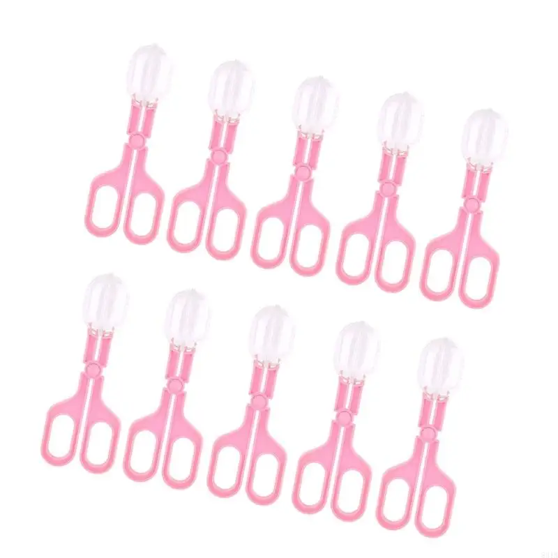831B 10pack Insect Kids Catcher Scissor Outdoor Kids Insect Clip Spiders Catcher Clip for Pet Owners and Groomers