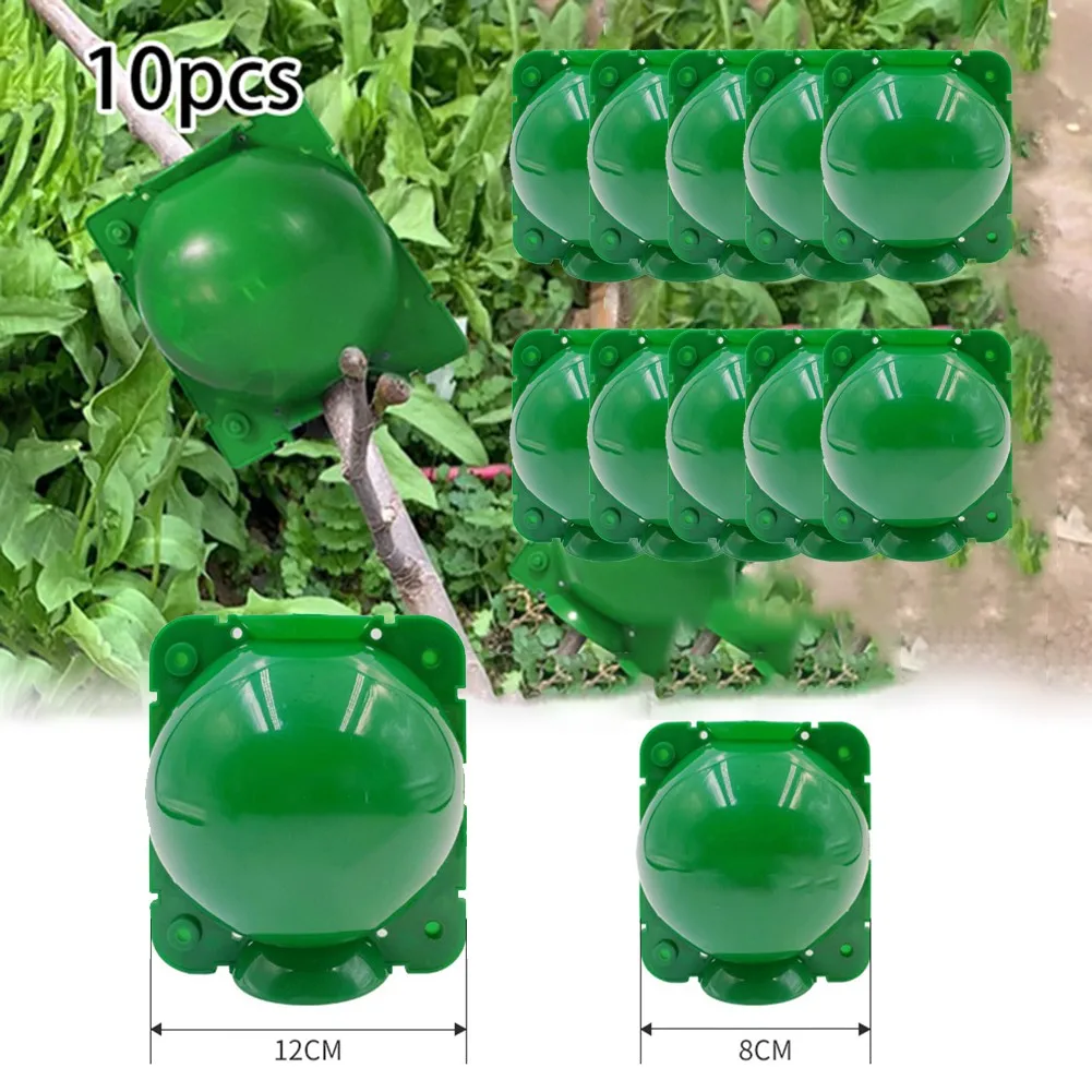 Plant Rooting Box Seedling Box 10Pcs Plant Rooting Equipment High Pressure Propagation Ball Garden Graft Box Plant Hydroponics Propagation Box