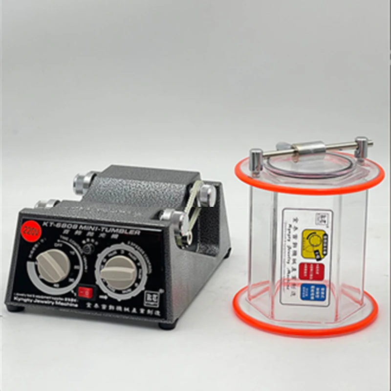 Snowtaros バレル研磨機 回転バレル研磨機 5段速度調節 タイマー付き チェンジバレル研磨機 最大容量3kg ジュエリー/金属部品/石/コイン Snowtaros バレル研磨機 回転バレル研磨機 5段速度調節 タイマー付き