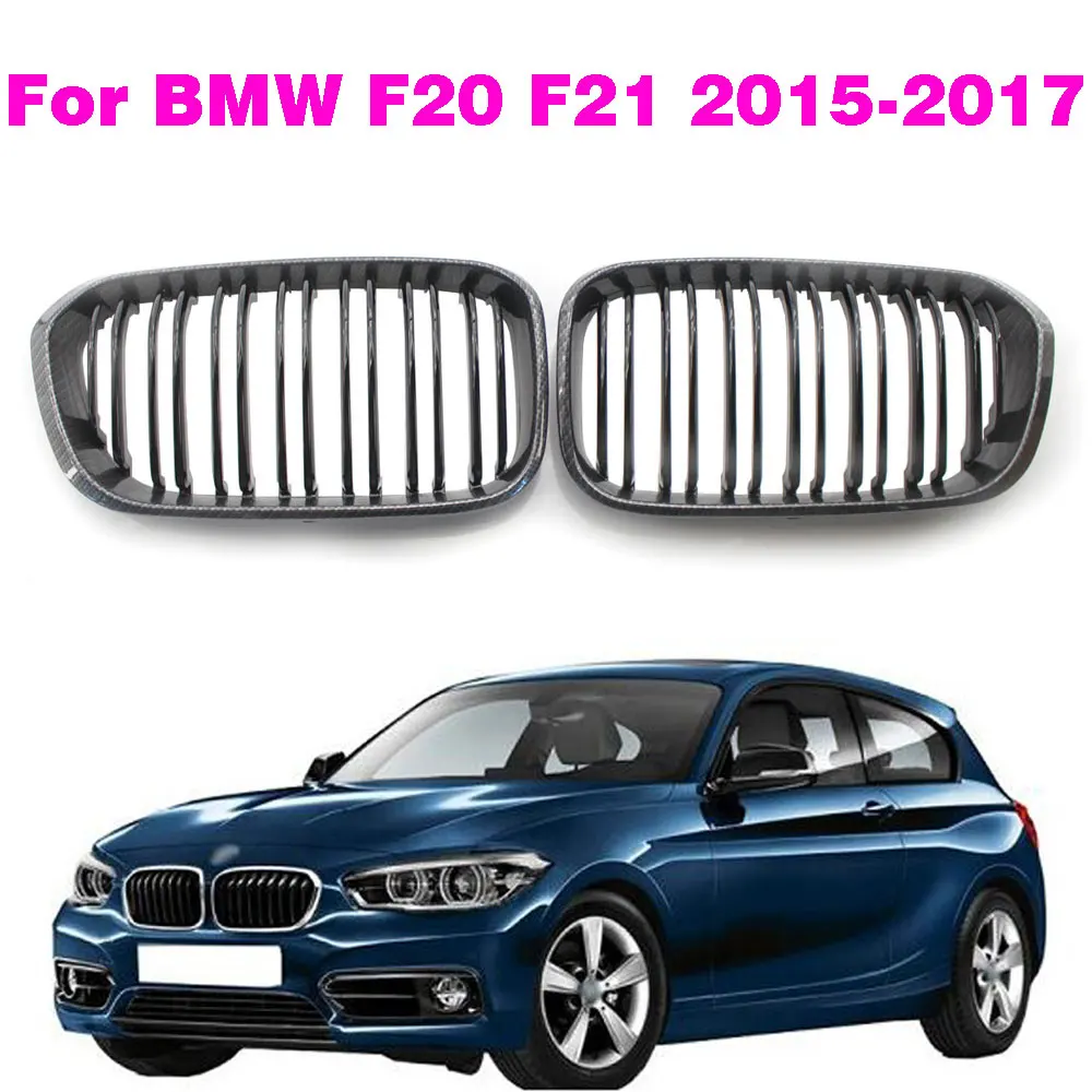 

Kidney Replacement Front Grill for BMW F20 F21 LCI 2015 2016 2017 16i 118i 120i 125i ABS Gloss Black Grills