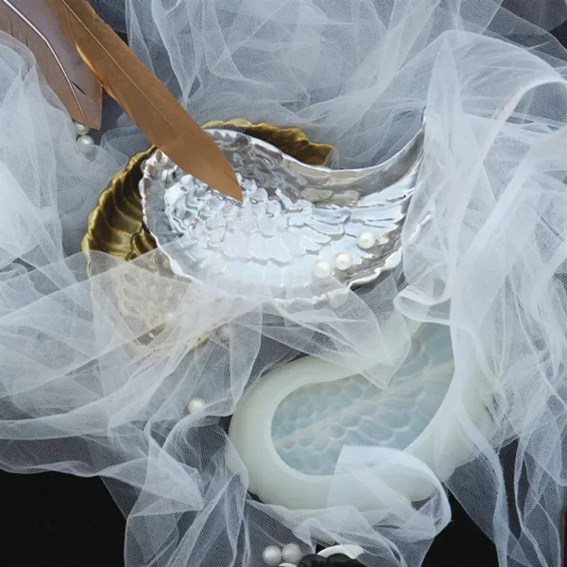 2Pcs Silicone Wings Epoxy Mold Handmade Creative DIY Cake Candy Chocolate Fondant Soap Candle Mold Cake Decor Tools