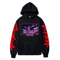Berserk Anime Harajuku Fashion Graphic Hoodie - Unisex Black Long Sleeve Sweatshirt - XXXL (2001)