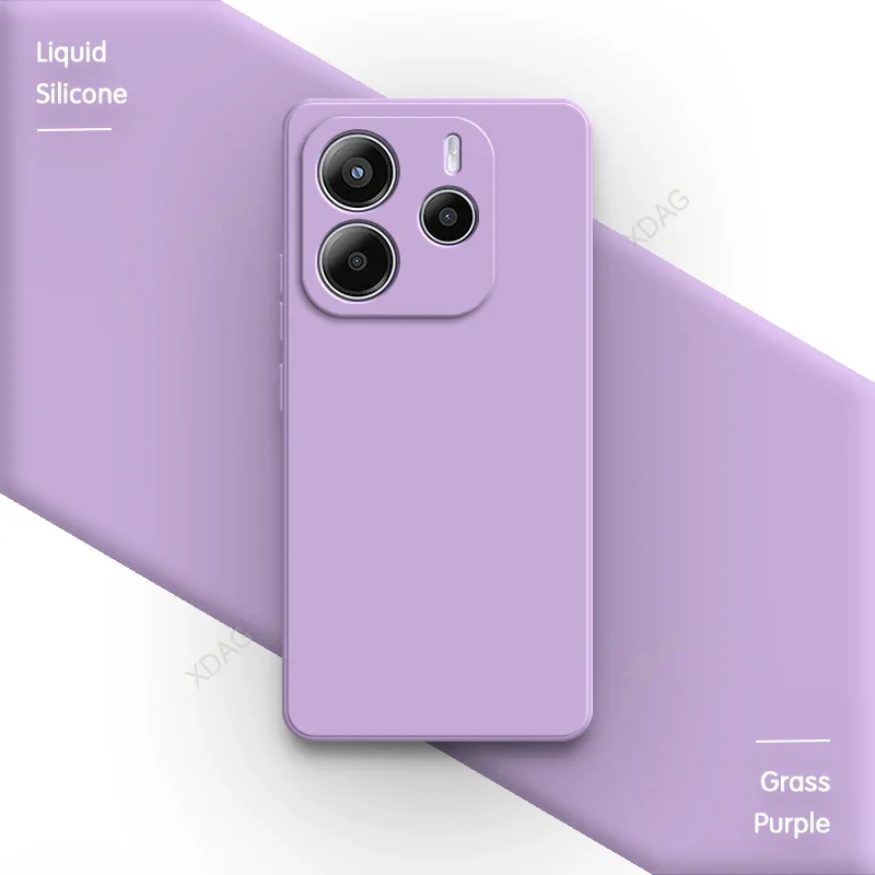 Classic Silicone Soft Phone Case with Lens Protection - Square Design