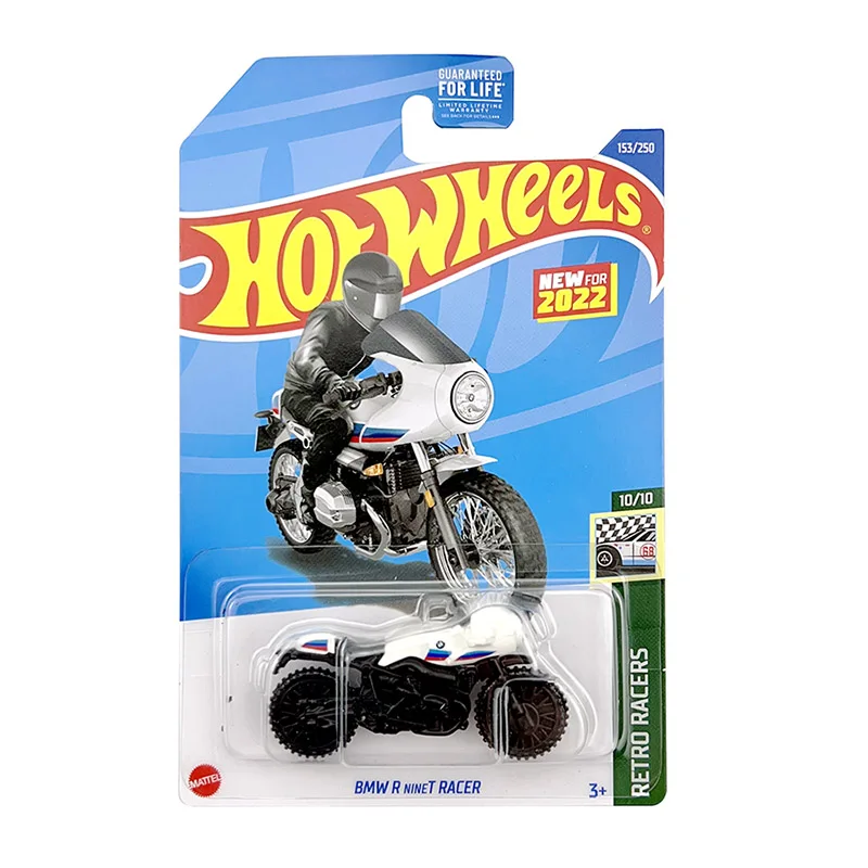 Hot Wheels C4982 Motorcycle Ducati DesertX BMW Rninet Racer Honda Super Cub HW450F Honda CB750 Cafe 1:64 Car Model Toy for Boy