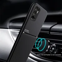 For Xiaomi Poco M3 Pro Case Leather Armor Car Magnetic Holder Back Cover For Poco Poko Pocco Little M3Pro M 3 Pro 3Pro M3 Pro 5G 2