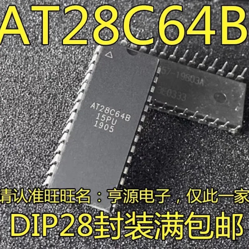 

Бесплатная доставка, 10-20 шт., Φ AT28C64B 28C64B DIP28 IC