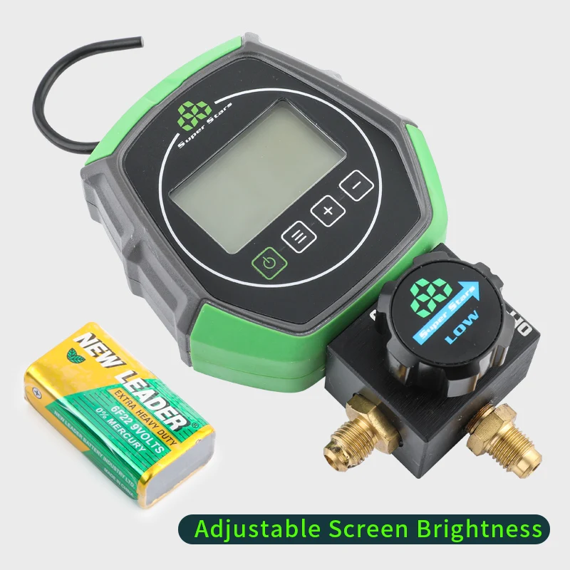 DSZH ST-B168DL Electronic Fluoride Gauge with Digital Display for Refrigeration and Vacuum Pressure Testing images - 6