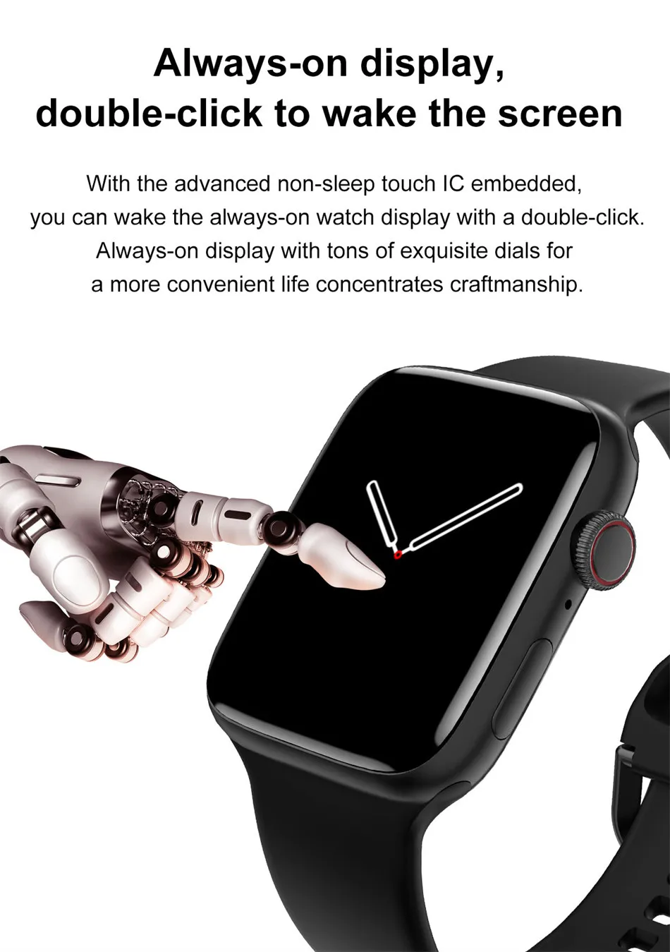 Men Women Smart Watch 7 Bluetooth Call Fitness Sport Watches Sleep Heart Rate IP68 Waterproof Smartwatch Custom Watch Face