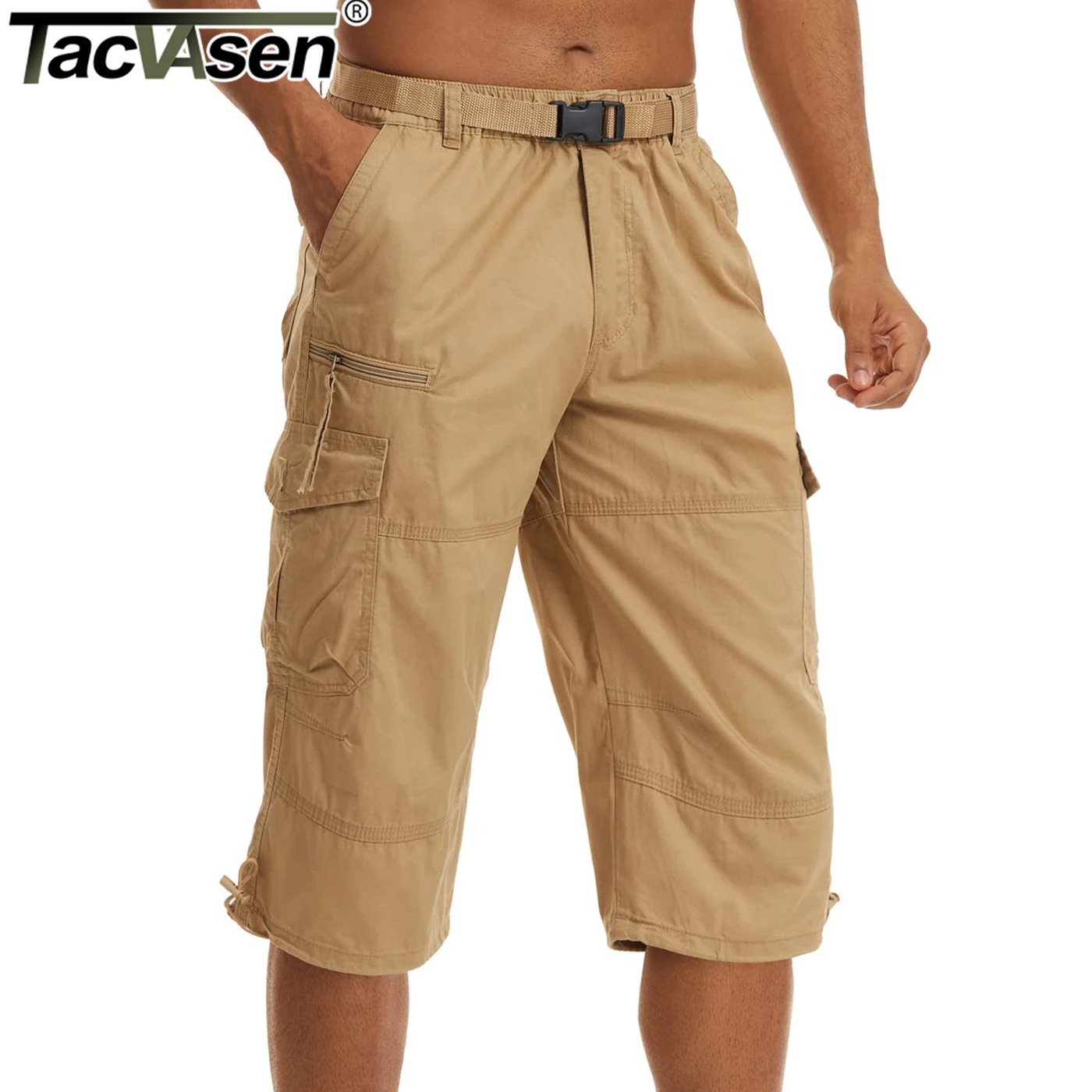 TACVASEN Summer Cargo Work Shorts Men's 