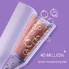 32MM Electric Curling Iron Automatic Lambswool Curling Tool Long Lasting Styling French Styling Rotating Anti-Flame Design 4