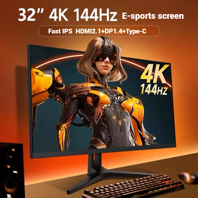4K 144Hz 32インチ FAST IPS 1ms HDMI2.1 モニター 32インチ 4K 144Hz ゲーミングモニター 1ms高速IPS HDMI2.1+DP1.4+Type