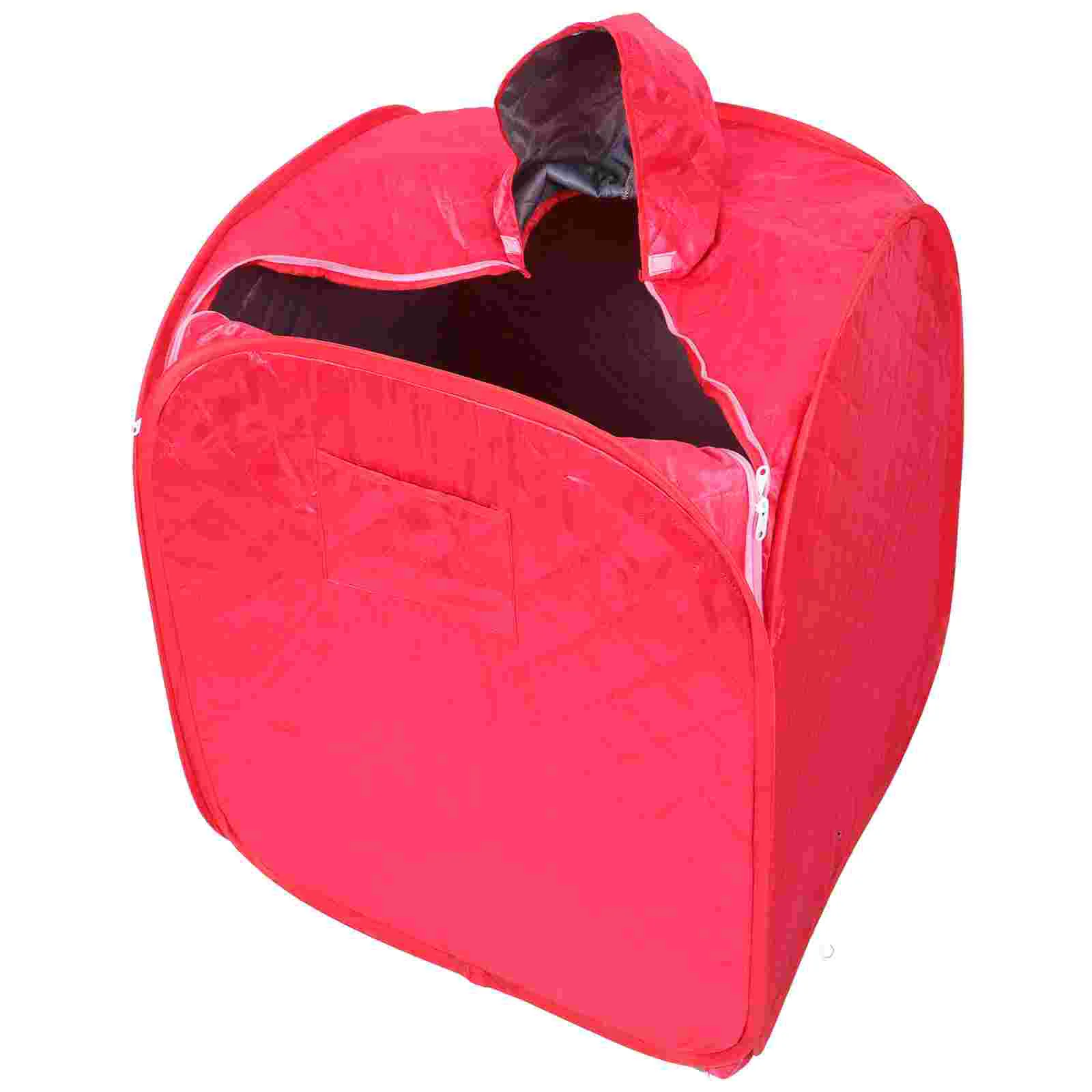 

Fabric Satin Folding Steamer Box Personal Sauna Room Portable Sauna Tent Full Body Sweat Steam Tent Individual Spa 115x70x58cm
