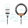 22" LED Light Rings 3200-6500K Color Temperature 0-100% Brightness With 2M Power Cable Lamp For Make Up/Photo Studio Shooting 5
