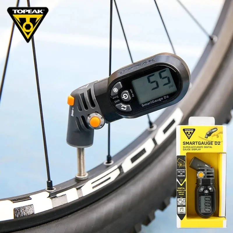 Topeak TSG-02 Professional Bike Tire Gauge 250 PSI Digital Smart