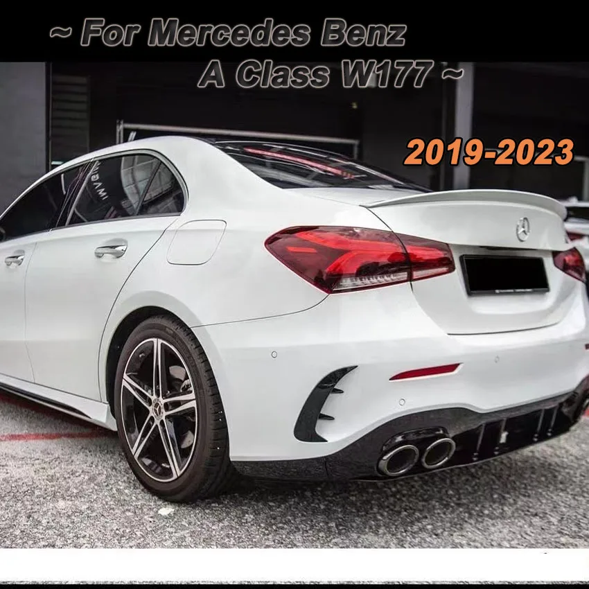 

Отделка для заднего бампера Mercedes Benz A Class W177 Sedan A180 A200 A250 A35 AMG 2019-2023